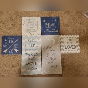 Thank Heaven for Little Boys Wall Art